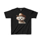 Maltese Wearing Cowboy Hat Youth T-Shirt - Too Cute Pets