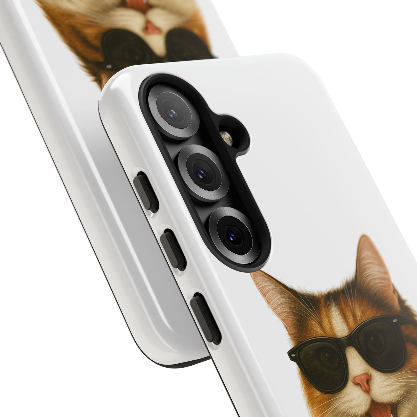 Calico Cat Wearing Sunglasses - Tough Phone Case