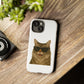 Siberian Cat Wearing Sunglasses - Tough Phone Case