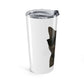Gray Cat Wearing Sunglasses - 20oz Tumbler