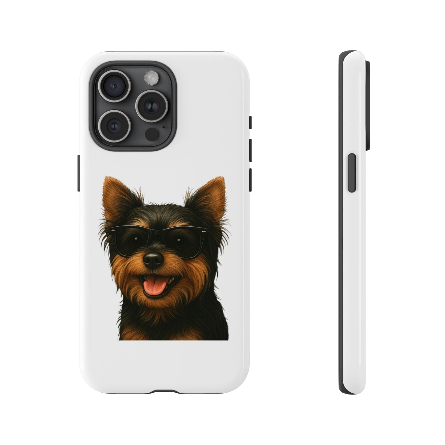 Yorkshire Terrier Wearing Sunglasses - Tough Phone Case