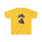 Airedale Terrier Wearing Tweed Flat Cap Youth T-Shirt  - Too Cute Pets