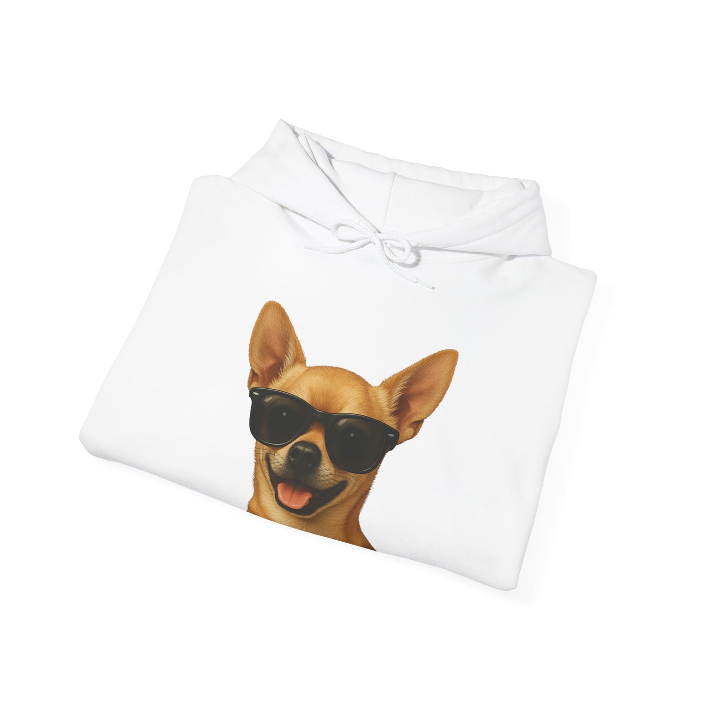 Chihuahua Wearing Sunglasses - Adult Hoodie