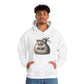 Persian Cat Wearing A Flower Fascinator - Adult Hoodie - Too Cute Pets