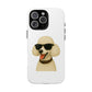 White Poodle Wearing Sunglasses - Tough Phone Case