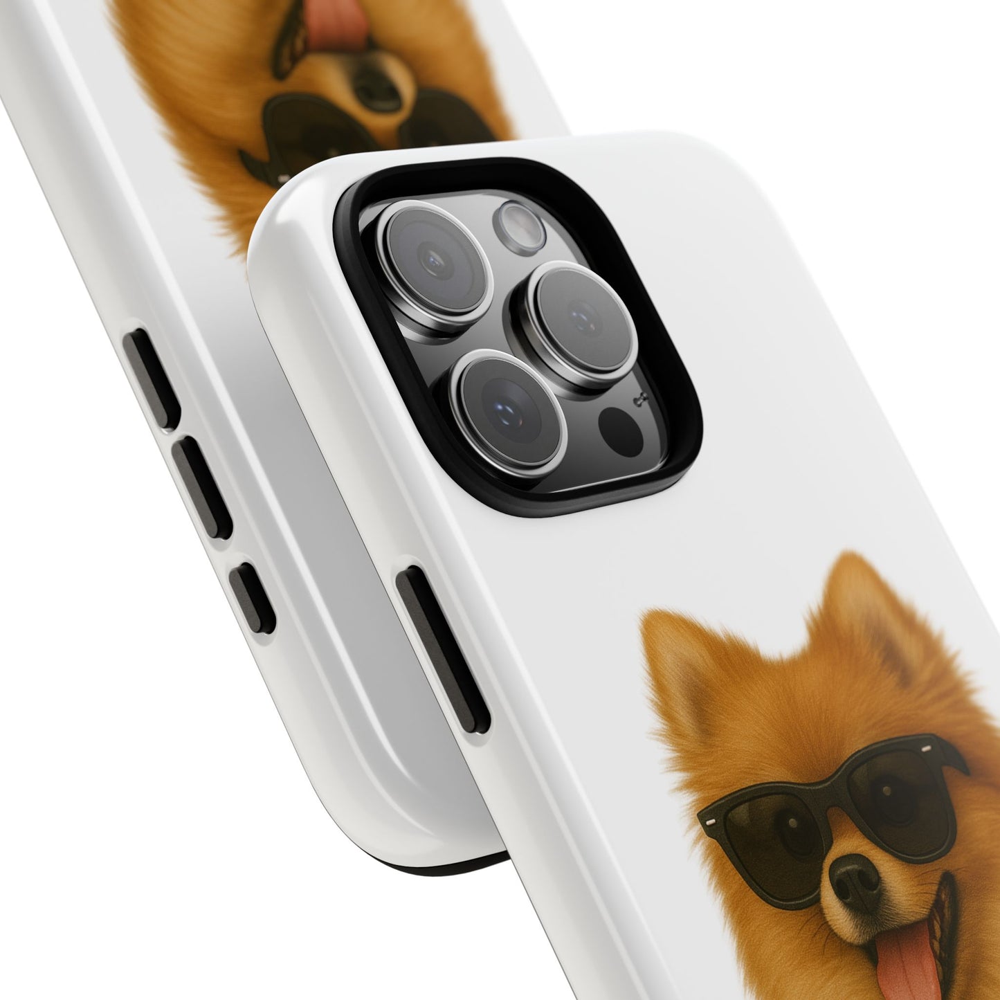 Pomeranian Wearing Sunglasses - Tough Phone Case