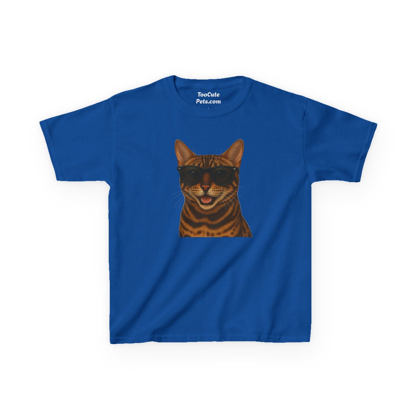 BengalCat Wearing Sunglasses - Kids Tee