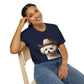 Cute Maltese Wearing Cowgirl Hat - Adult T-shirt - Too Cute Pets