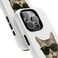 American Shorthair Silver Tabby Wearing Sunglasses - Tough Phone Case