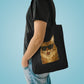 Maine Coon Wearing Sunglasses Cotton Tote Bag