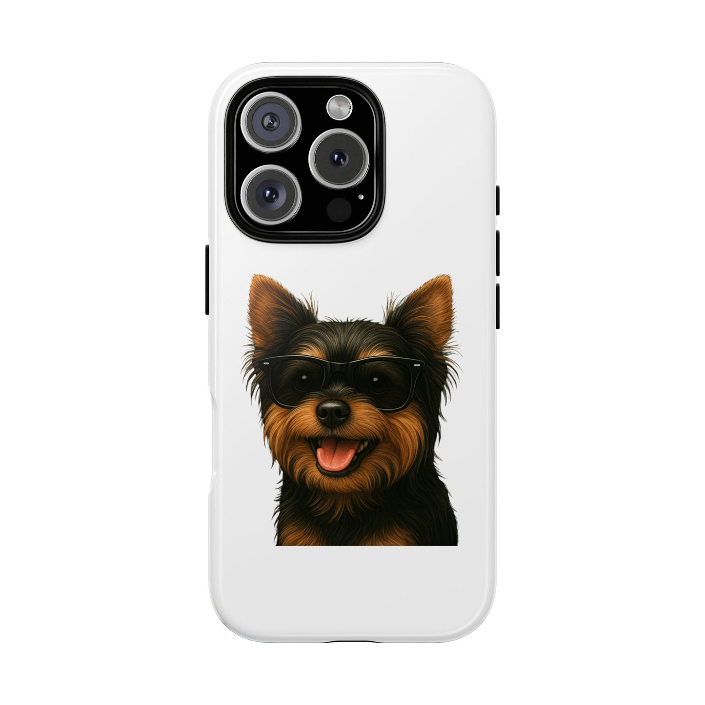 Yorkshire Terrier Wearing Sunglasses - Tough Phone Case