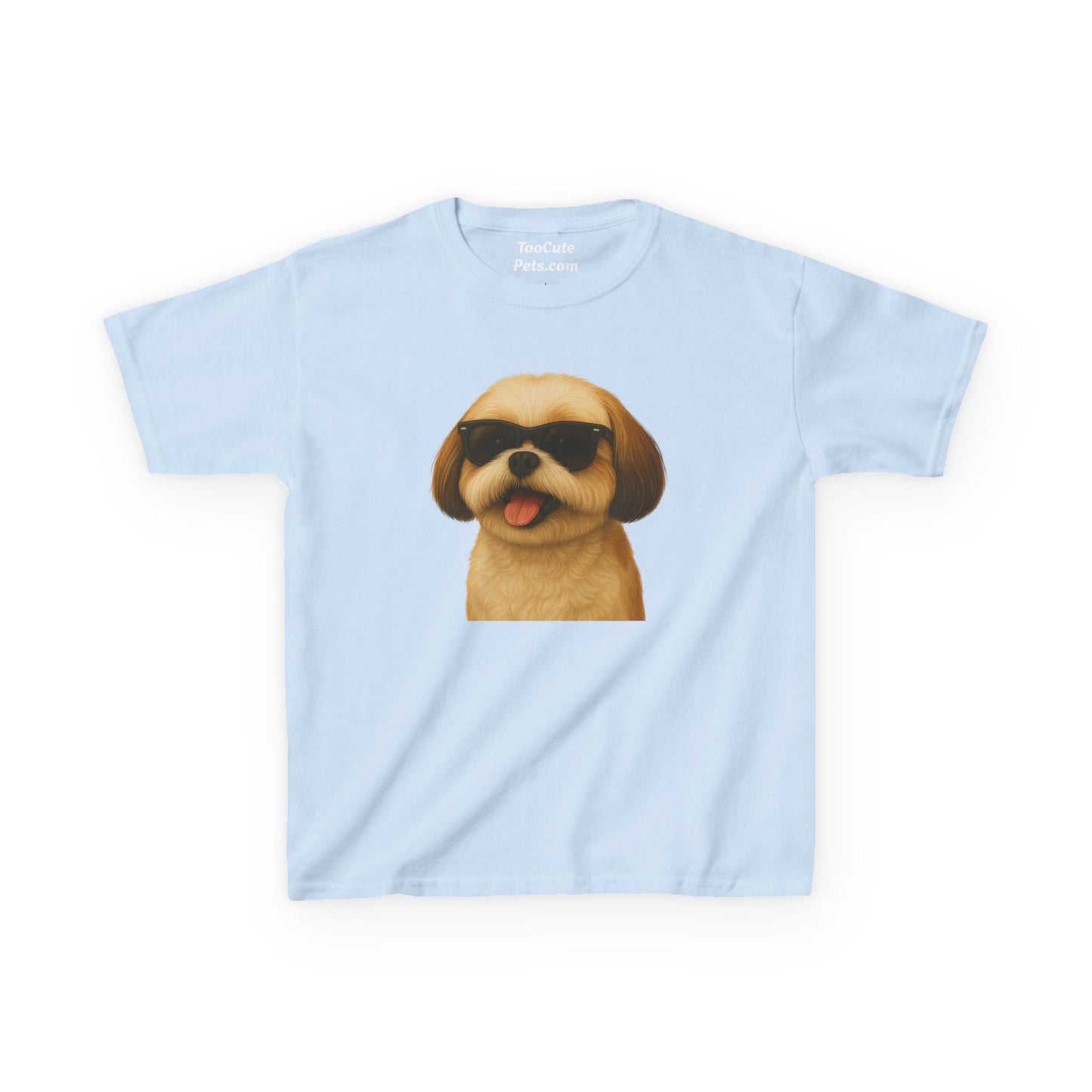 Shih Tzu Wearing Sunglasses - Kids Tee