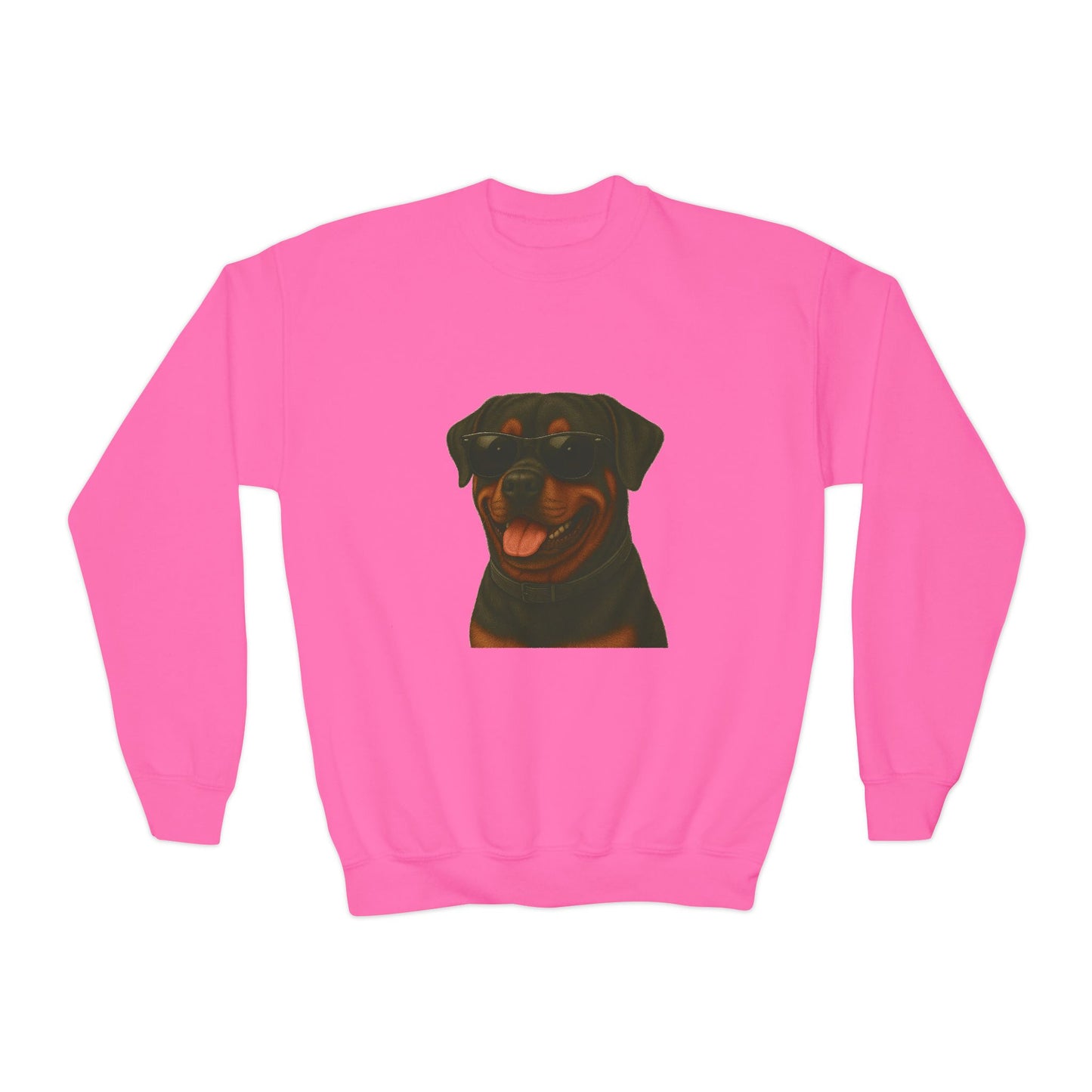 Rottweiler Wearing Sunglasses - Youth Sweatshirt