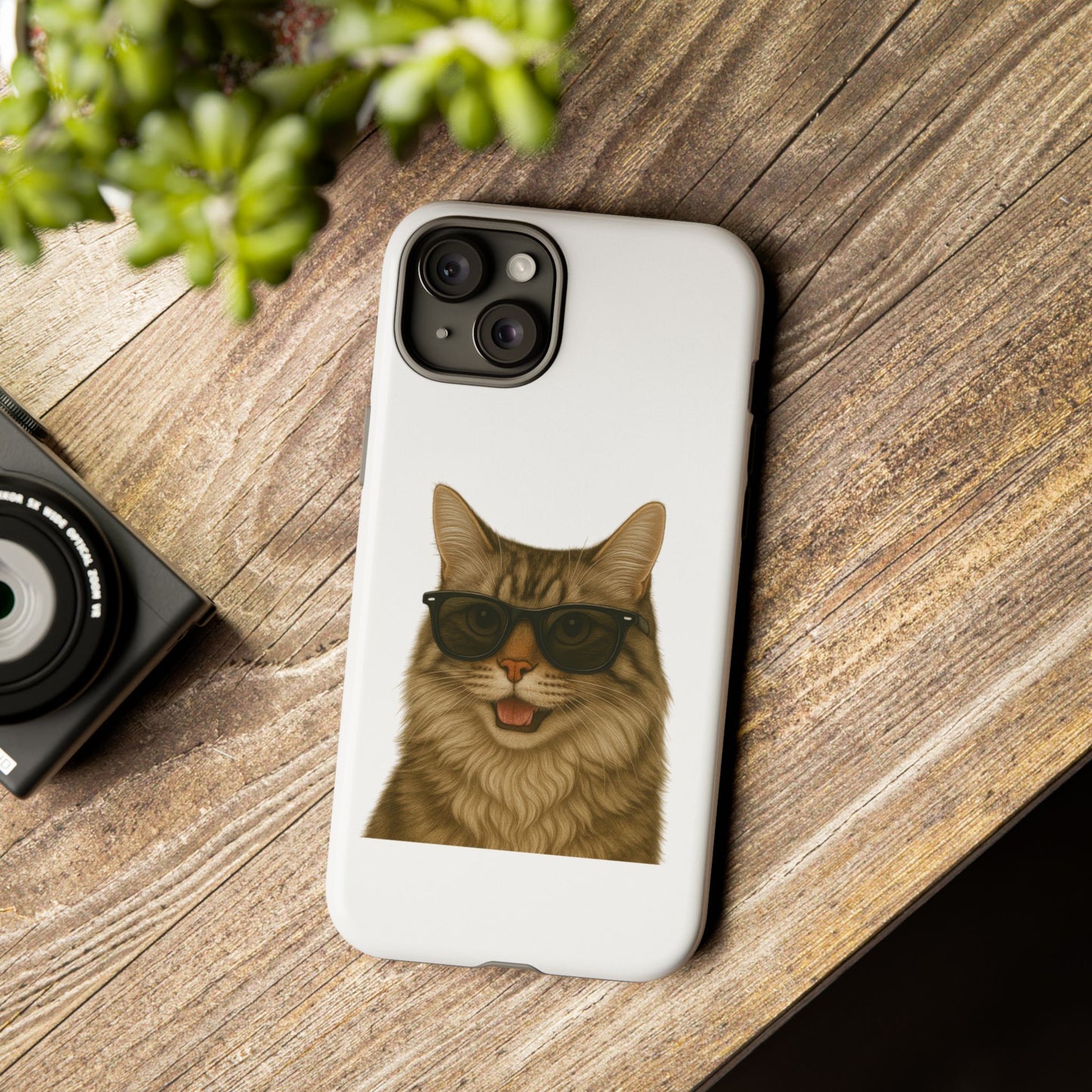 Siberian Cat Wearing Sunglasses - Tough Phone Case