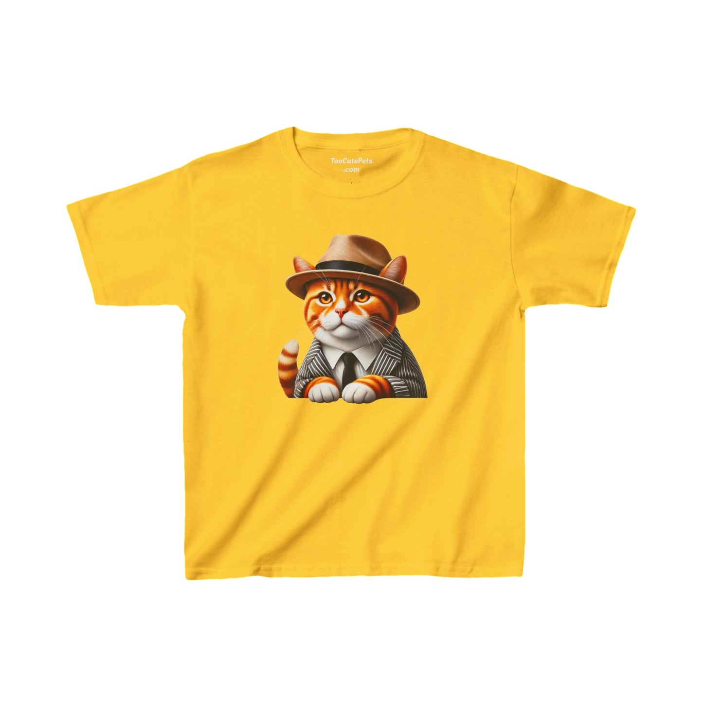 Tabby Cat Dressed In A Suit and Fedora Hat - Too Cute Pets