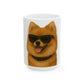 Pomeranian Wearing Sunglasses Ceramic Mug