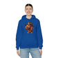 Dashing Vizsla Wearing Campaign Hat - Adult Hoodie - Too Cute Pets