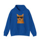 Orange Tabby Cat Wearing Sunglasses - Adult Hoodie