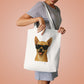 Chihuahua Wearing Sunglasses Cotton Tote Bag