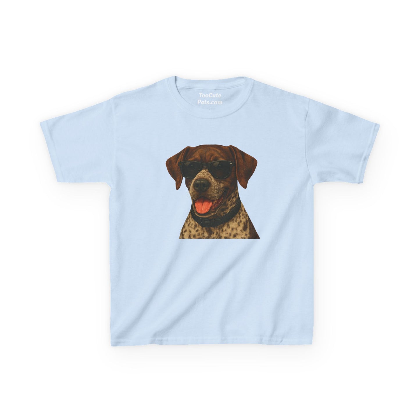 German Shorthaired Pointer Wearing Sunglasses - Kids Tee