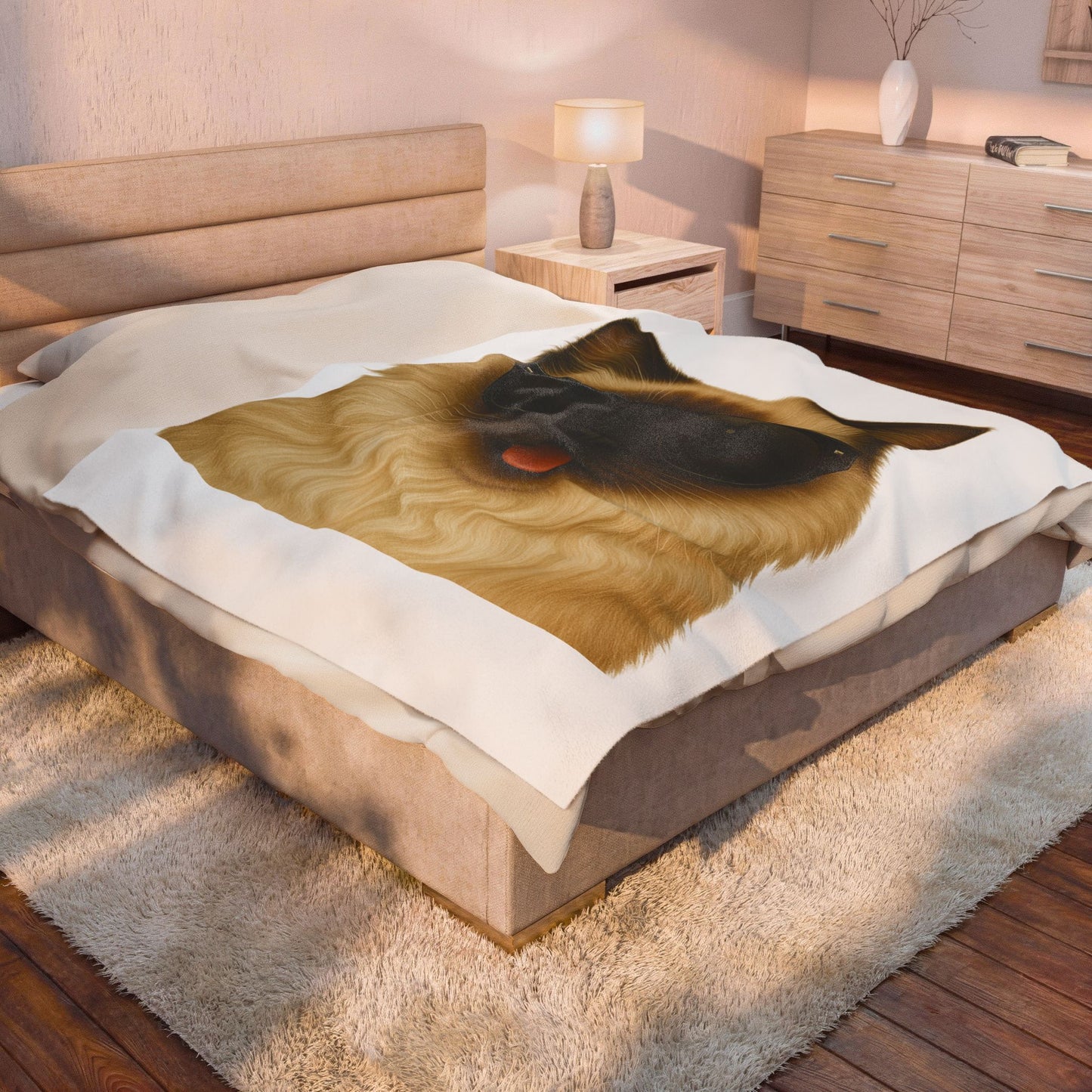 Ragdoll Cat Wearing Sunglasses - Sherpa Blanket