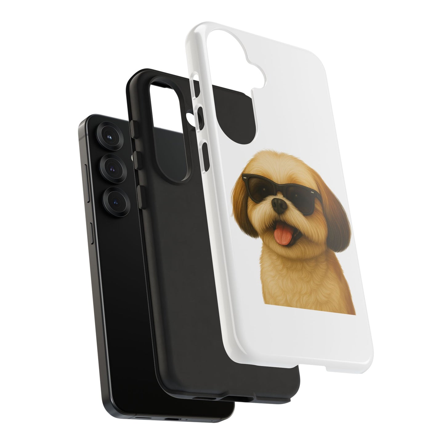 Shih Tzu Wearing Sunglasses - Tough Phone Case