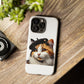 Calico Cat Wearing a Beret - Tough Phone Case