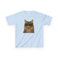 Siberian Cat Wearing Sunglasses Kids Tee