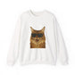 Maine Coon Wearing Sunglasses - Adult Crewneck Sweatshirt