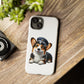 Corgi Wearing a Conductor's Hat - Tough Phone Case
