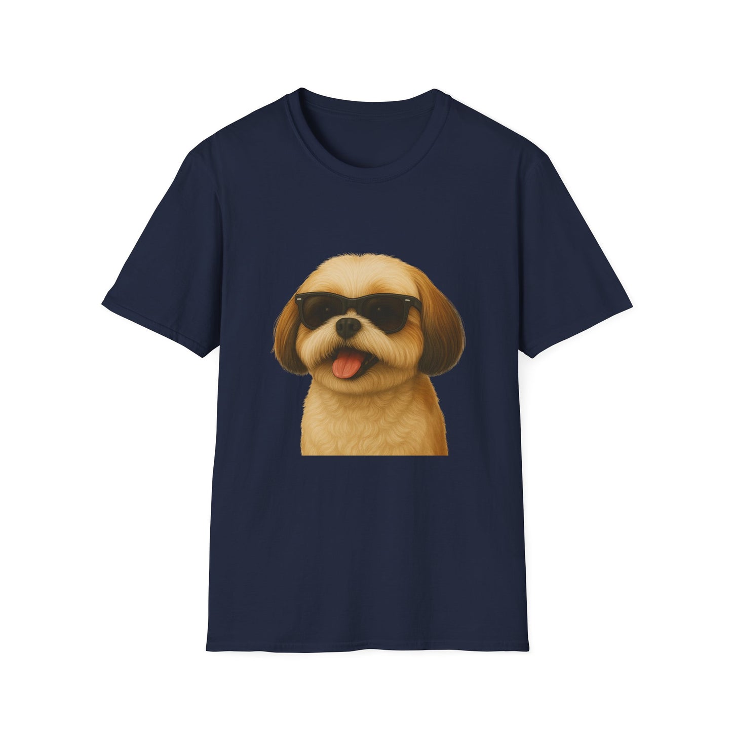 Shih Tzu Wearing Sunglasses - Adult T-Shirt