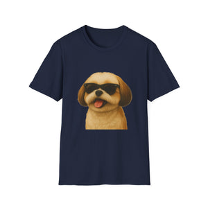 Shih Tzu Wearing Sunglasses - Adult T-Shirt