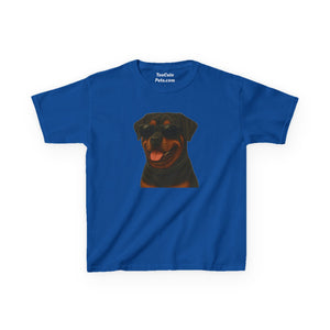 Rottweiler Wearing Sunglasses - Kids Tee