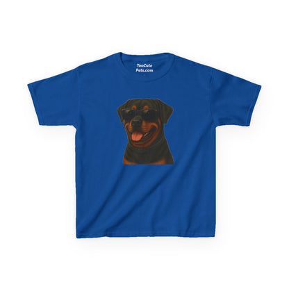 Rottweiler Wearing Sunglasses - Kids Tee