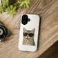 American Shorthair Silver Tabby Wearing Sunglasses - Tough Phone Case
