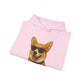 Corgi Wearing Sunglasses - Adult Hoodie