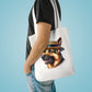 German Shepherd Wearing a Boater Hat - Cotton Tote Bag