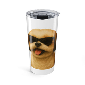 Shih Tzu Wearing Sunglasses - 20oz Tumbler