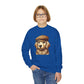 Golden Retriever Wearing Newsboy Hat - Youth Crewneck Sweatshirt - Too Cute Pets