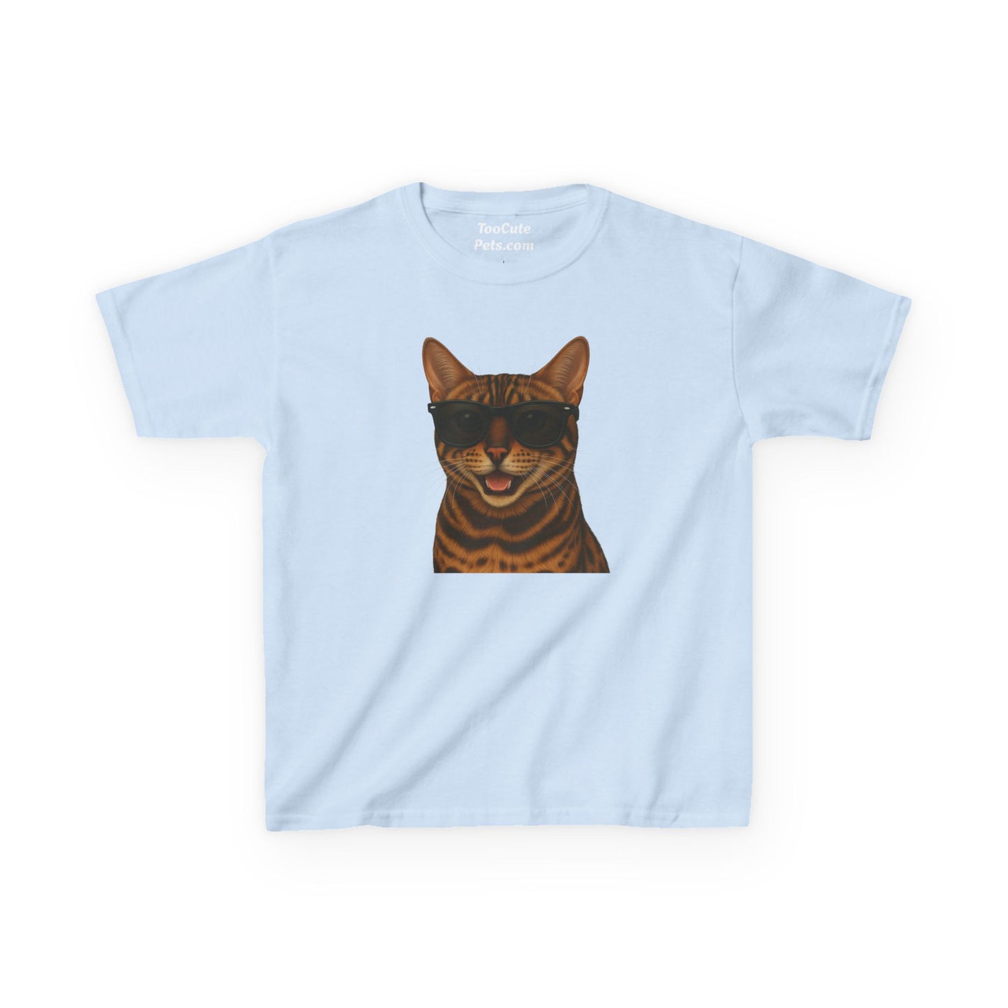 BengalCat Wearing Sunglasses - Kids Tee