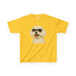 White Maltese Wearing Sunglasses - Kids Tee