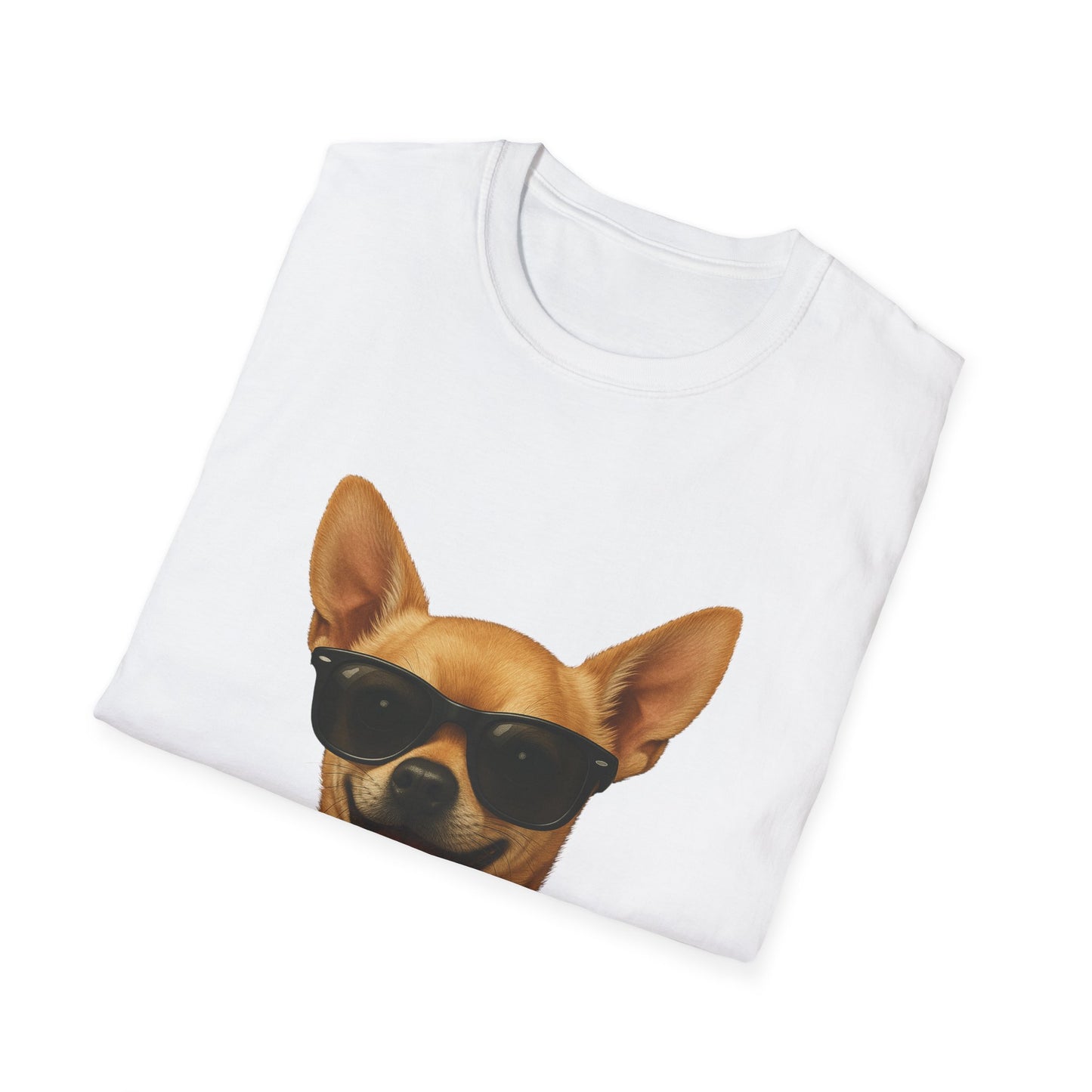 Chihuahua Wearing Sunglasses - Adult T-Shirt