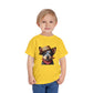 Cattle Dog Puppy Wearing Bandana & Straw Hat Toddler Tee - Too Cute Pets