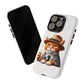 Tabby Cat Wearing a Fedora - Tough Phone Case