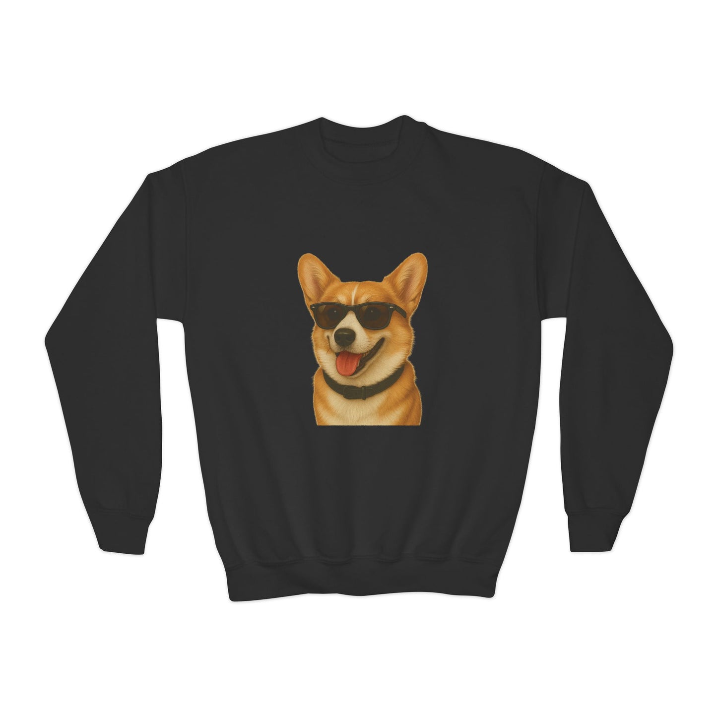 Pembroke Welsh Corgi Wearing Sunglasses - Youth Sweatshirt