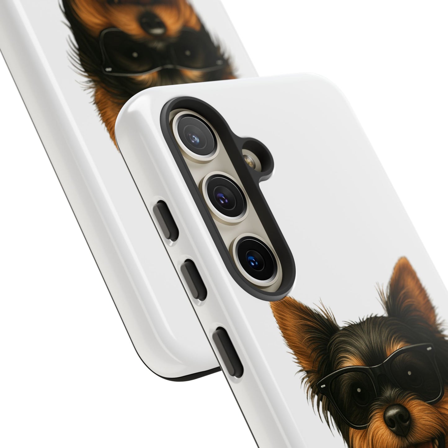 Yorkshire Terrier Wearing Sunglasses - Tough Phone Case