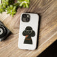 Black Poodle Wearing Sunglasses - Tough Phone Case