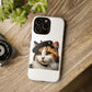 Calico Cat Wearing a Beret - Tough Phone Case