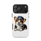 Corgi Wearing a Conductor's Hat - Tough Phone Case
