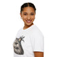 Persian Cat Wearing A Flower Fascinator - Adult T-Shirt -Too Cute Pets